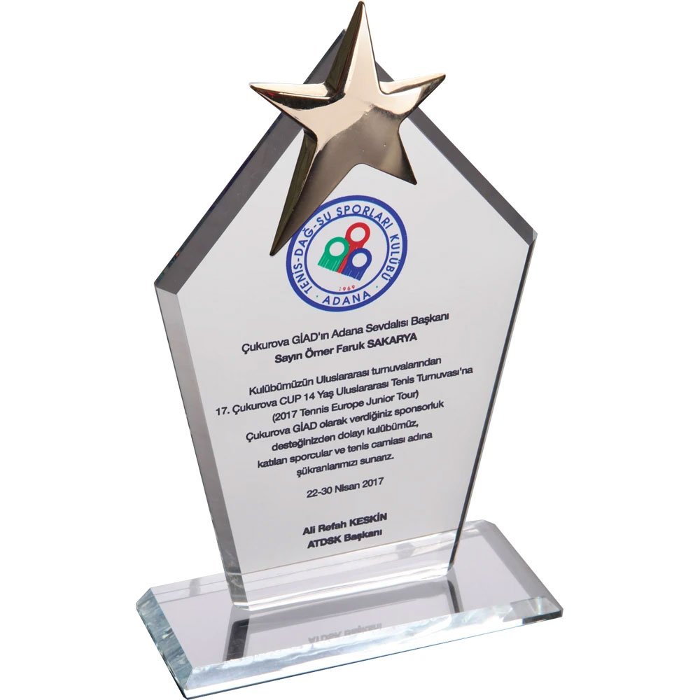 KH EKT-170-ŞF Kristal Plaket