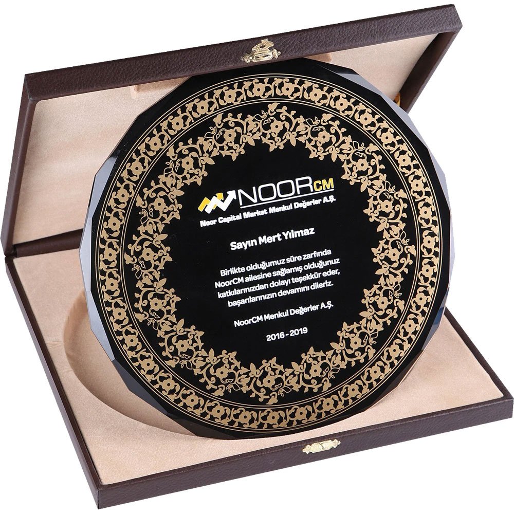 KH EKT-200 Kutulu Kristal Plaket