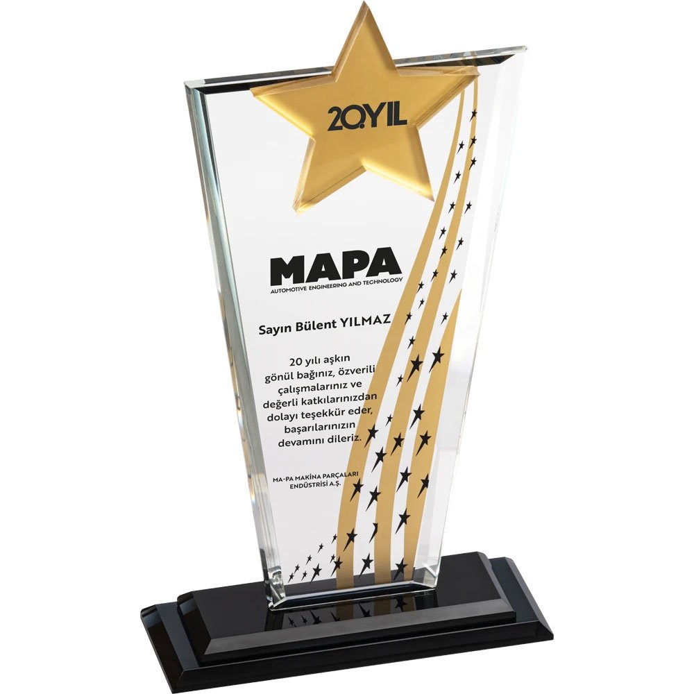 KH EKT-225 Crystal Plaque