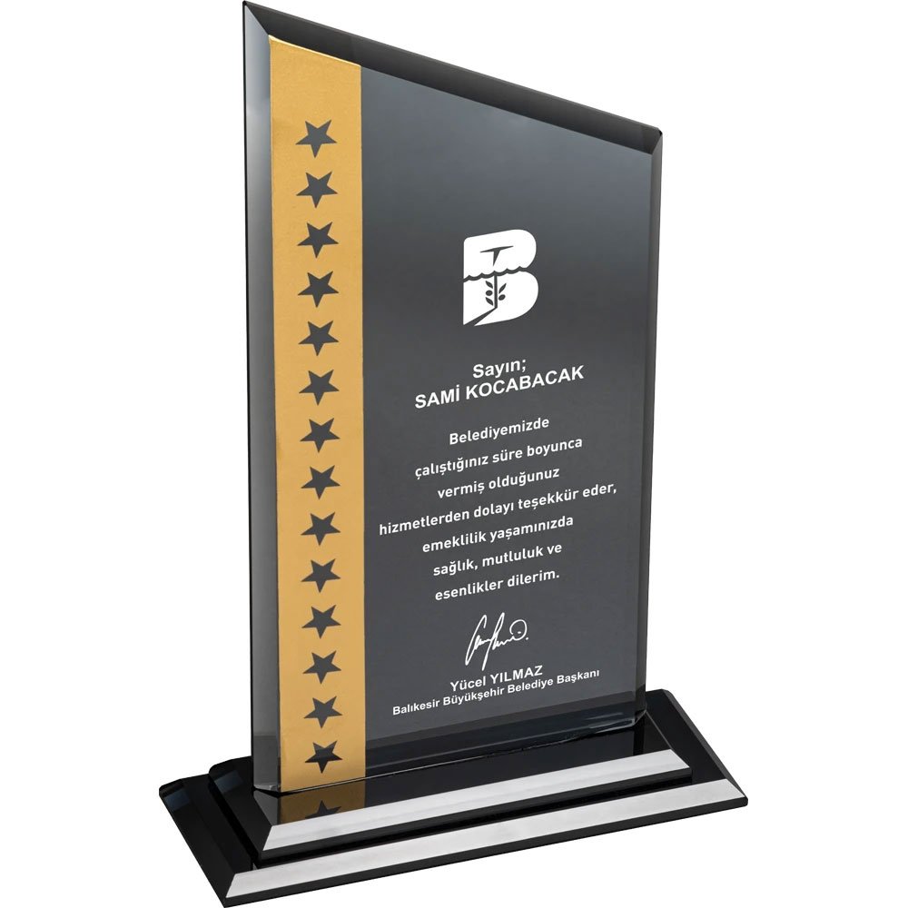 KH EKT-315 Kristal Plaket