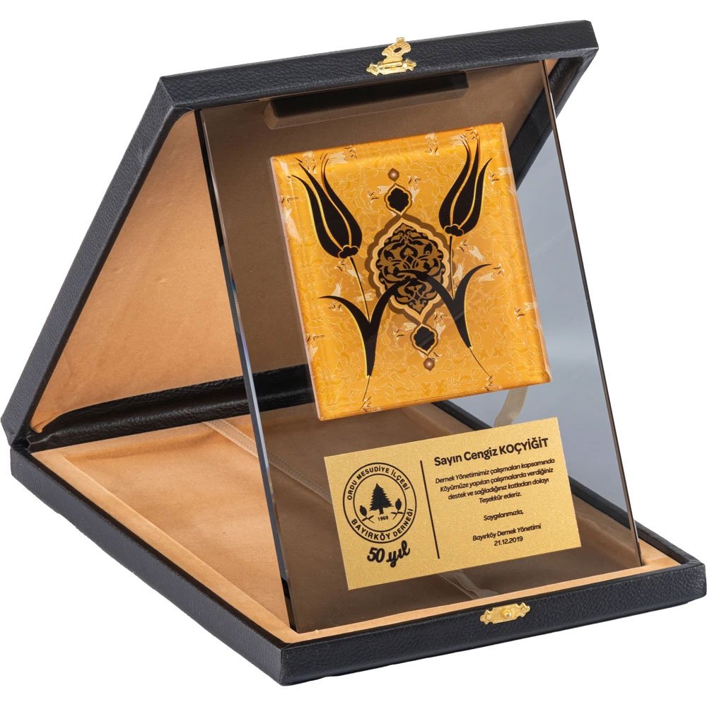 KH EKT-710 Kutulu Kristal Plaket